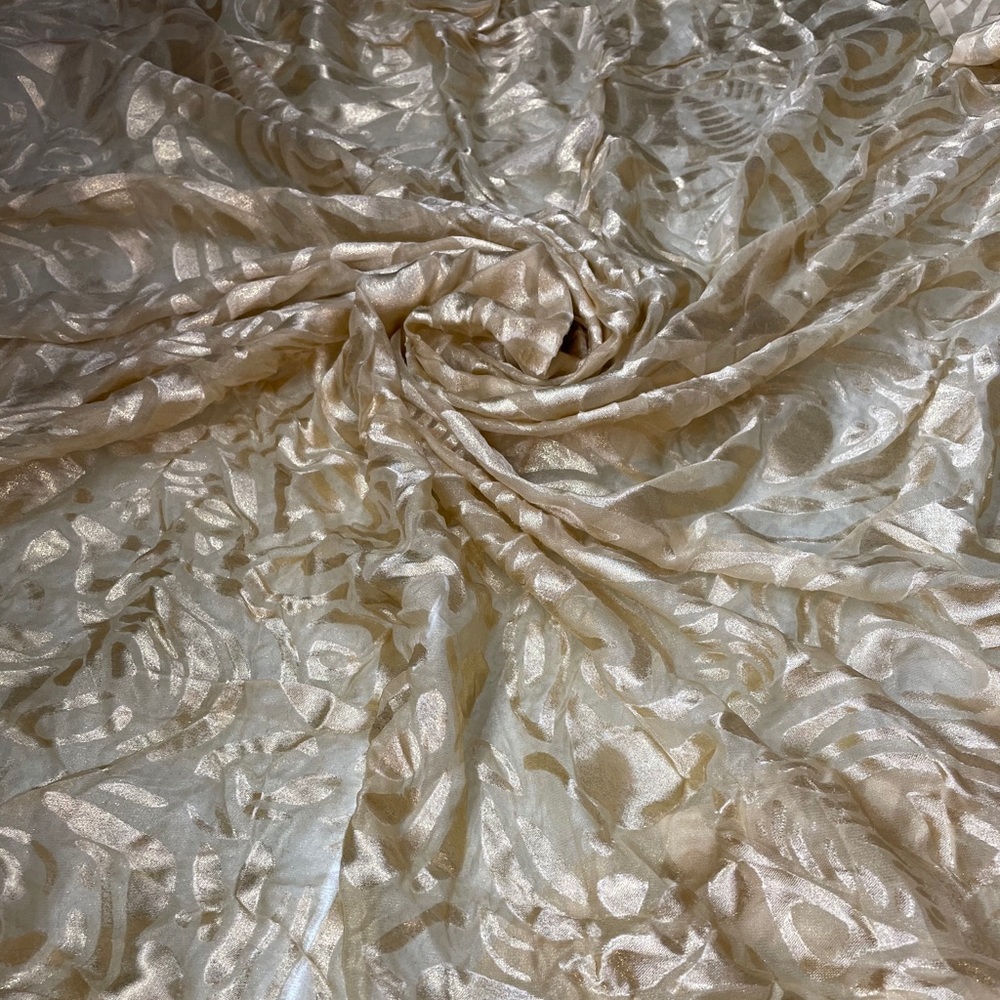 2yds Gold Organza